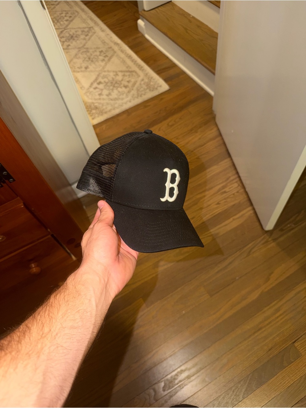 Boston Red Sox New Era A-frame Trucker Hat